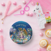 1th Birthday Mermaidパーティー ペーパーボウル (パーティー)