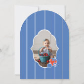 1th Birthday Strawberry First誕生日写真 招待状 (裏面)