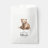 1th Birthday Wild One bear モダンエレガントパーティー フェイバーバッグ (正面)