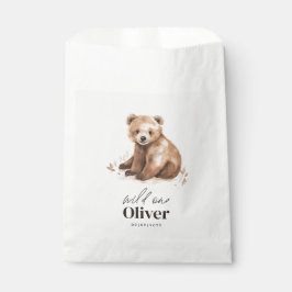 1th Birthday Wild One bear モダンエレガントパーティー フェイバーバッグ