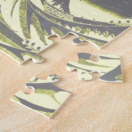 1thegreatwavedblackbig-003 ジグソーパズル (側面)