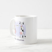 1TSHIRT_udders1 コーヒーマグカップ (正面左)