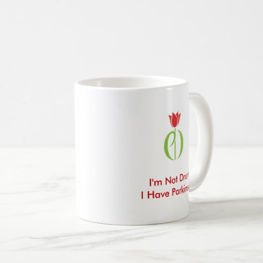 1tulip-3inchweb、私は、私持っていますパーキンソンを飲まれません コーヒーマグカップ (正面右)