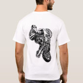 1wheelfelonsカエルの発育阻害のオートバイのワイシャツ tシャツ (裏面)