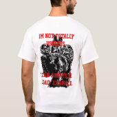 1wheelfelons手描きの全く無用のワイシャツ tシャツ (裏面)