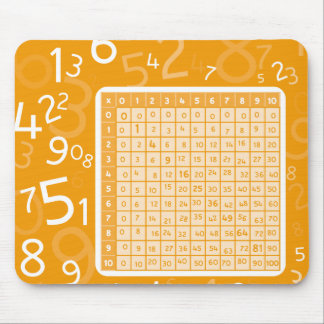 1x1オレンジ マウスパッド