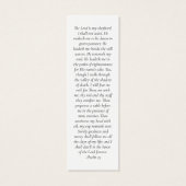 1x3"写真追悼詩MINIブックマーク (裏面)