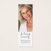 1x3"写真追悼詩MINIブックマーク (正面)