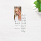 1x3"写真追悼詩MINIブックマーク (デスク)