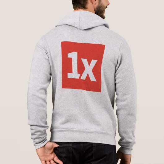 1x College sweat "Brad", orange 1x パーカ (裏面)