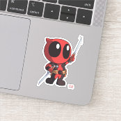 デッドプールチミチャンガトラップ シール Zazzle Co Jp