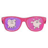 2おもしろいと5マンガ豚の年誕生日EyeW キッズサングラス (正面)