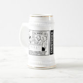 2おもしろいをテーマにした漫画をパーソナライズする。 ビールジョッキ (正面左)
