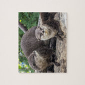 2かわいいカワウソ|のカワウソ ジグソーパズル (縦)