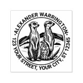 2かわいいメルカツ立#1名差出人住所 セルフインキングスタンプ (デザイン)