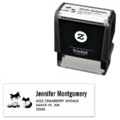 2かわいい小キツネ セルフインキングスタンプ (インサイチュ)