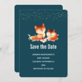 2かわいい赤いキツネ セーブザデート (正面/裏面)