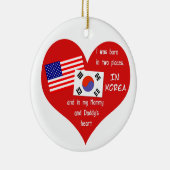 2か生まれ所で – 韓国の養子縁組Keepsake セラミックオーナメント (右)
