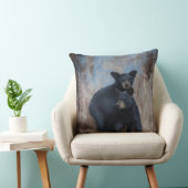 2が付いている装飾用クッション小熊 クッション (椅子)