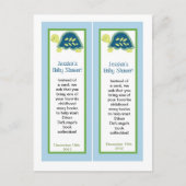 2しおり青いウミガメ インビテーションポストカード (正面)