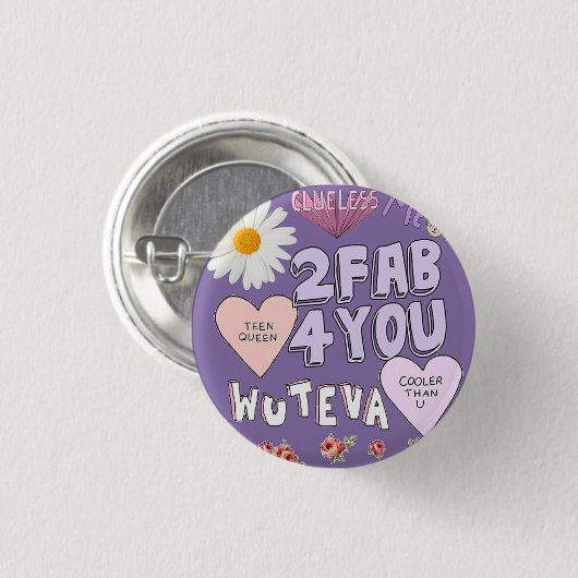 2すてきな4 缶バッジ (正面&裏面)