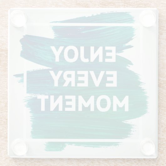 2それをすることができます ガラスコースター (裏面)