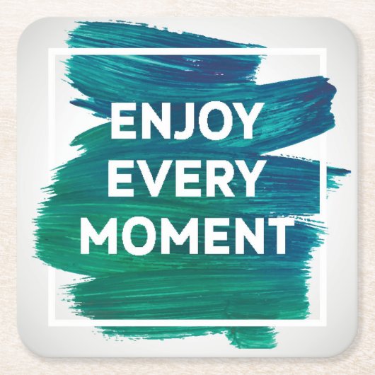 2それをすることができます スクエアペーパーコースター (正面)