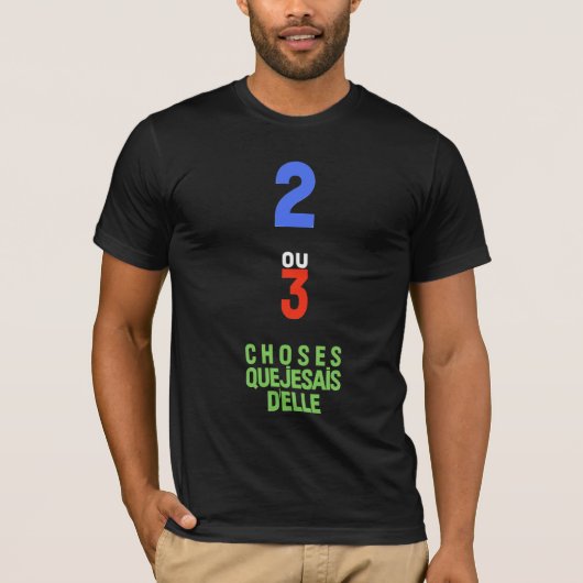 2つか3つのこと Tシャツ (正面)