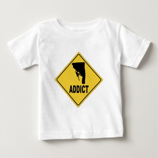2つに上る石 ベビーTシャツ (正面)