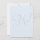 2つのいかりミニマリストサンキューフラットノートカード サンキューカード (裏面)