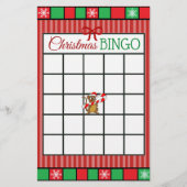 2つのおもしろいクリスマスゲームフライヤー (正面)