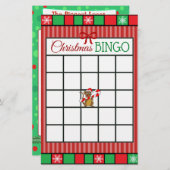 2つのおもしろいクリスマスゲームフライヤー (正面/裏面)