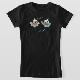 2つのおもしろい幽霊 Tシャツ