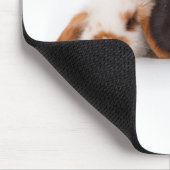 2つのかわいいベビーのバニー マウスパッド (コーナー)