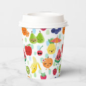 2つのかわいこちゃんフルーツフルーツ2nd誕生日パーティー 紙コップ (裏面)