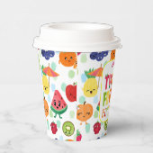 2つのかわいこちゃんフルーツフルーツ2nd誕生日パーティー 紙コップ (右)