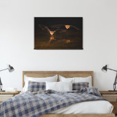 2つのこうもり飛んでいる、アリゾナ キャンバスプリント (インサイチュ (寝室))