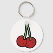 2つのさくらんぼ キーホルダー (正面)