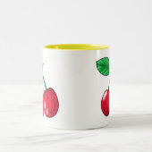2つのさくらんぼ ツートーンマグカップ (中央)