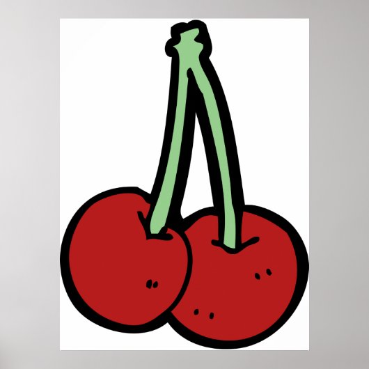 2つのさくらんぼ ポスター (正面)