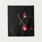 2つのさくらんぼwtcnm タペストリー (正面)