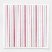 2つののためのストライプ紅茶、ディナー紙ナプキンス (正面)