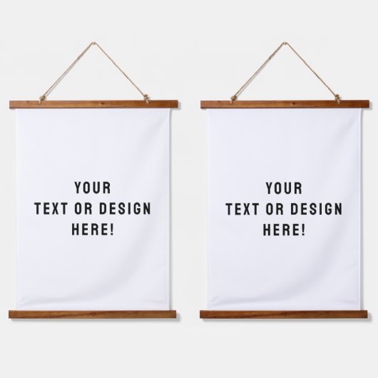 2つののカスタムタペストリつるーのセット 吊り下げ型タペストリー (ダブル)