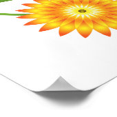 2つのひまわり植物サンダー_コーブ ポスター (角)