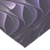 2つのらせん状カラフルモダン抽象芸術フラクタル ショートテーブルランナー (コーナー)