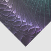 2つのらせん状カラフルモダン抽象芸術フラクタル 薄葉紙 (詳細)