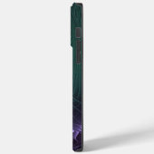 2つのらせん状カラフルモダン抽象芸術フラクタル Case-Mate iPhoneケース (裏面 / 左)
