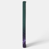 2つのらせん状カラフルモダン抽象芸術フラクタル SAMSUNG GALAXYケース (左側面)
