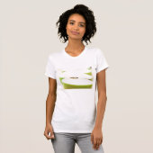 2つのりんご Tシャツ (正面フル)