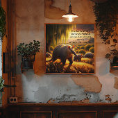 2つのアアルドヴァルクテンダーアンテーター母性愛 ポスター